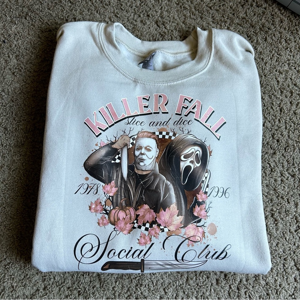 FLASH HALLOWEEN SALE Scream Halloween Spooky Sweater
